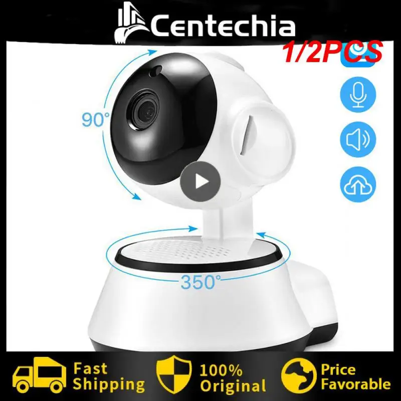 

1/2PCS Hamrolte 1080P Baby Monitor Mini Pan/Tilt Wifi IP Camera Auto Tracking Two Way Audio Motion Detection Remote Access V380