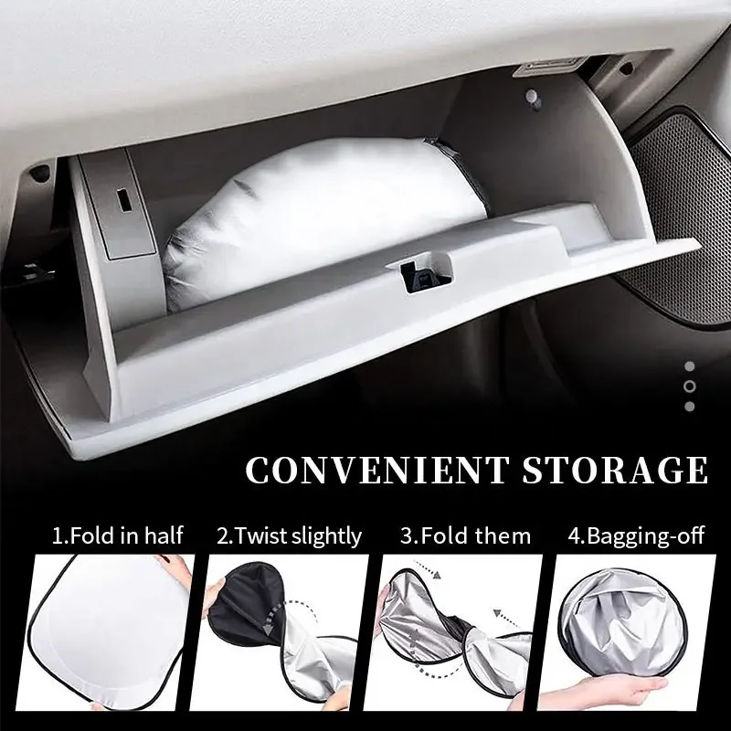 Car Window Sunshade Cover Sun Shade Windshield Visor Protector Windscreen Folding Auto UV Protection Curtain Styling Accessories
