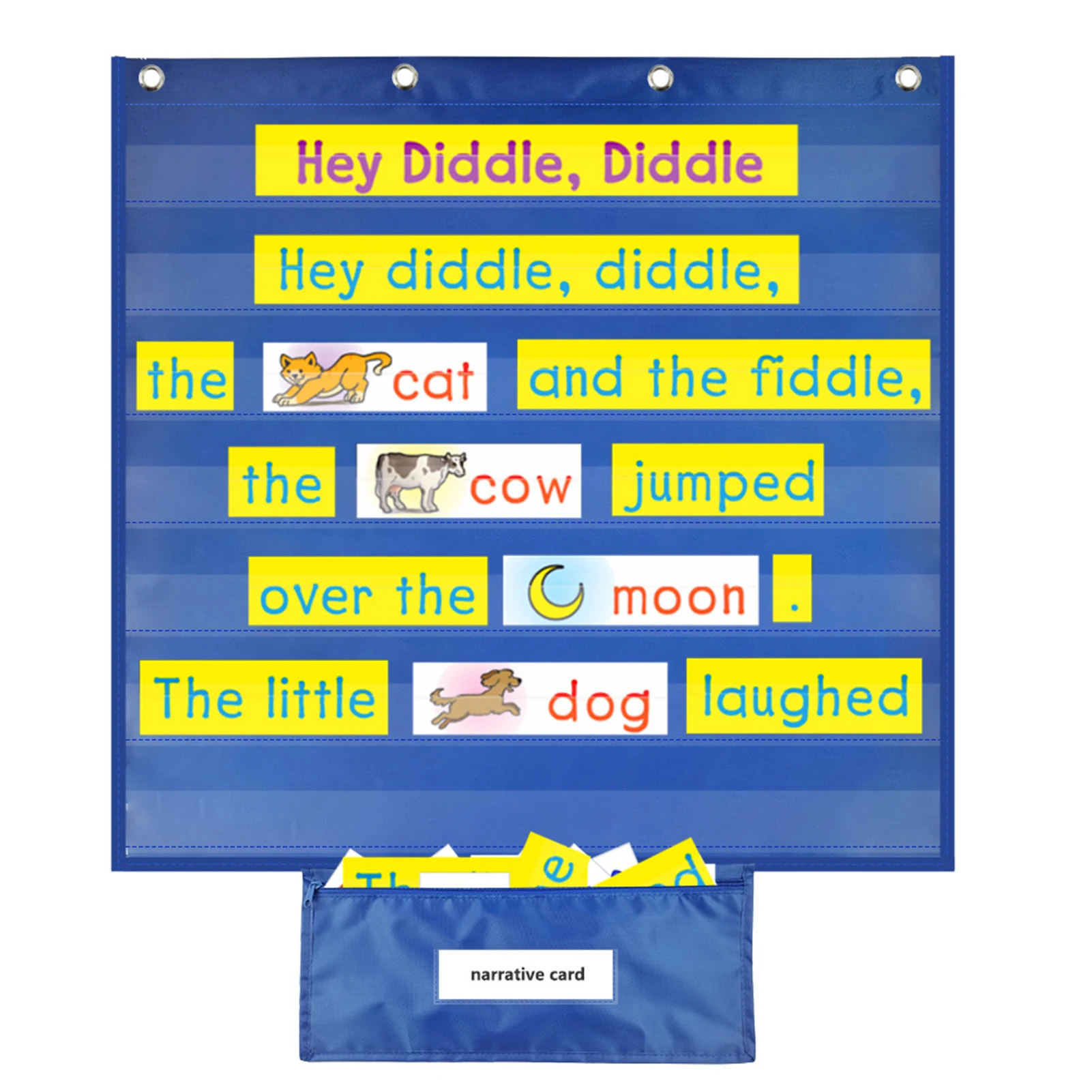 

Calendar Pocket Chart Kindergarten Pocket Chart With Zippered Word Card Pouch Calendar Pocket Chart No Cards For Daily Schedule