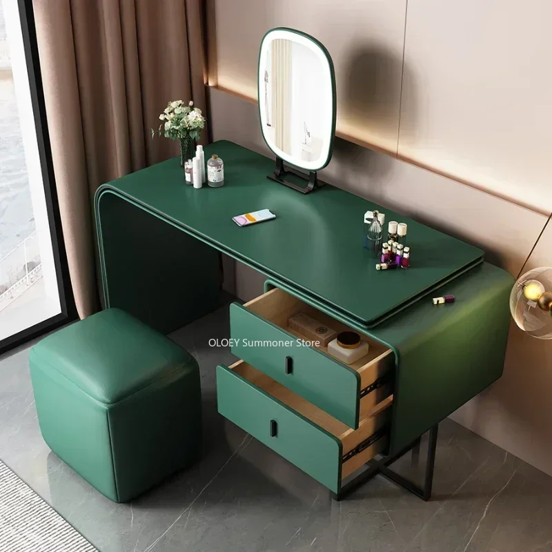Vanity Makeup Desk Bedroom Furniture Furniture Bedroom Storage Cabinet Set Shoe Organizer Table Modern Aesthetic Room Desk