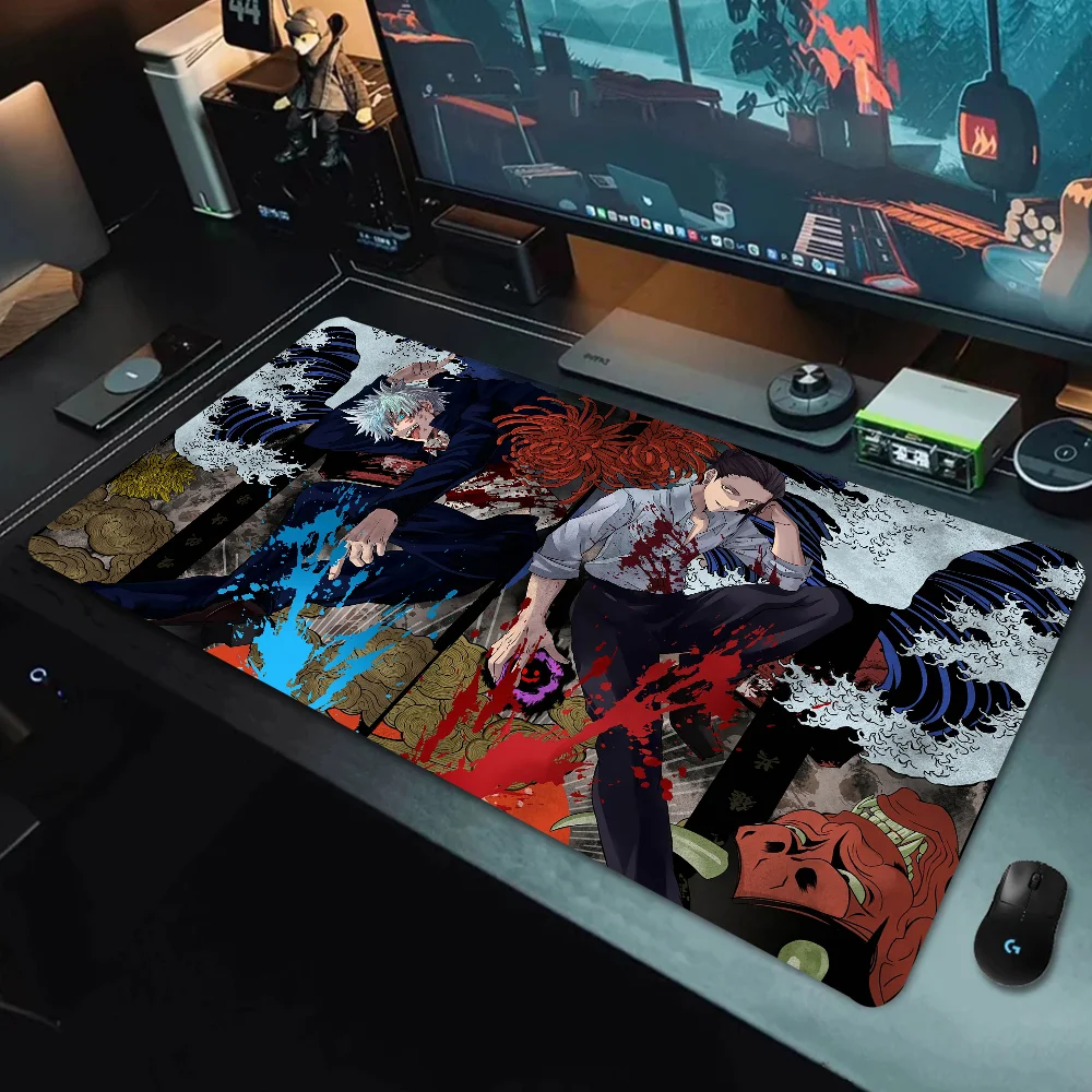 

Mousepad Jujutsu Kaisen Mouse Pad Desk Pad Big Mouse Mat Fabric Table Mats Rubber Personalized Office Carpet for Computer Table