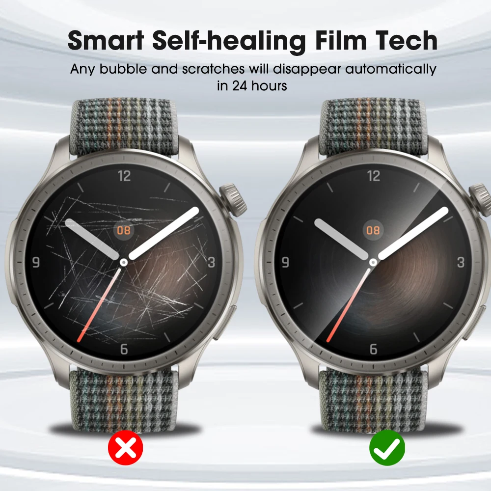 Película de hidrogel TPU suave para reloj inteligente Amazfit Balance, Protector de pantalla antiarañazos, cubierta no de vidrio templado, 1-10 piezas