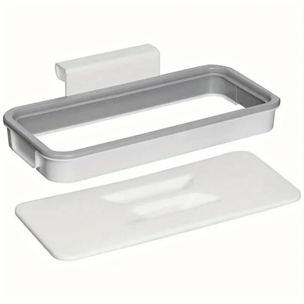 1PC  Garbage Hanging Bag Kitchen Trash Storage Rack Bag Hook Scouring Pad Dry Shelf Holder Kitchen Organizer Dish Rack