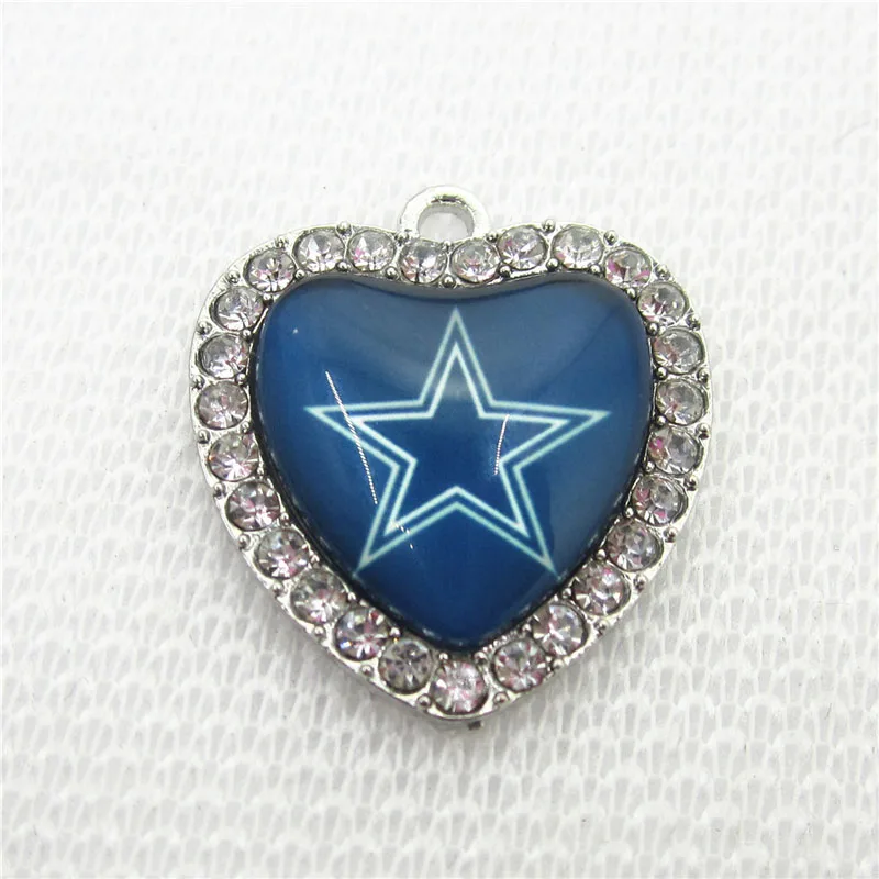 Football Crystal Charm Set 2