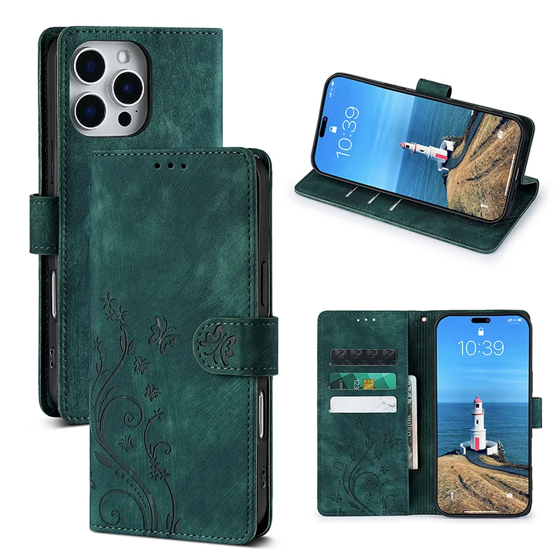 Premium Flip Cover PU Leather Phone Case