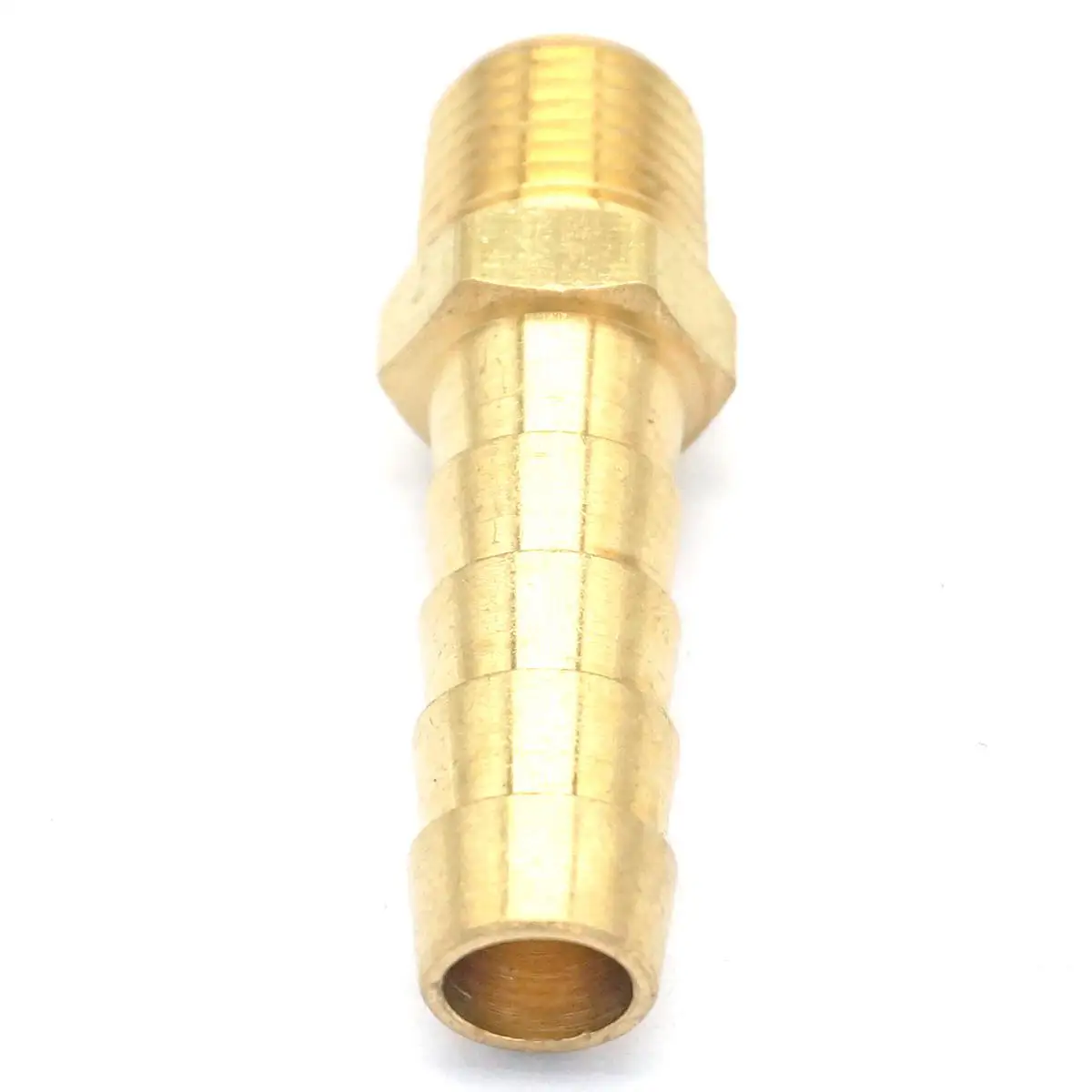 Gomito In Ottone A 90° Con Attacco A Barbel – 5/8 Di Pollice (16 Mm) – Raccordo Per Tubi