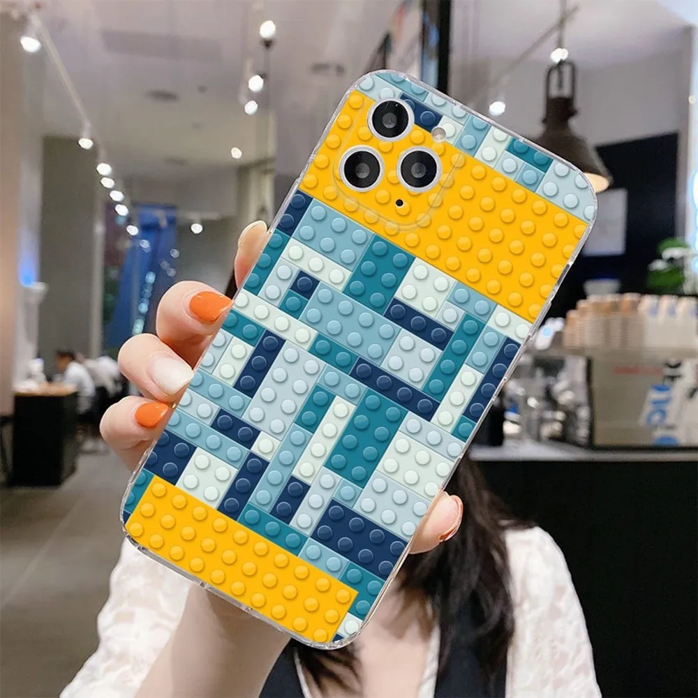 Чехол для телефона L-Lego B-Bricks с фоном для IPhone 12,13, Mini