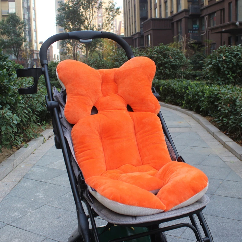 

Comfortable Baby Stroller Cushion Cover Universal Soft Pushchair Baby Car Seat Mattress Infant Stroller Accessories Pad 6 Colors
