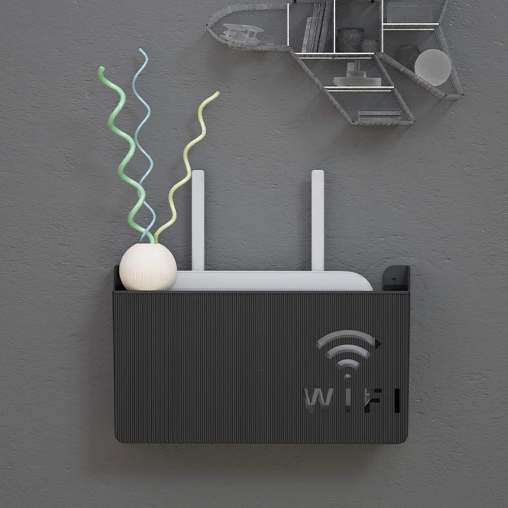 Wifi Router Storage Box Wall Mount | Plastic Wifi Router Storage Box ...