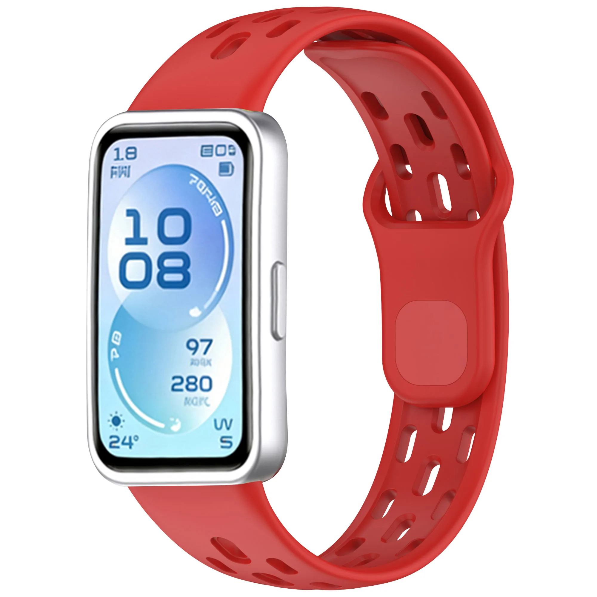 Silicone Sports Breathable Mesh Wristband Bracelet