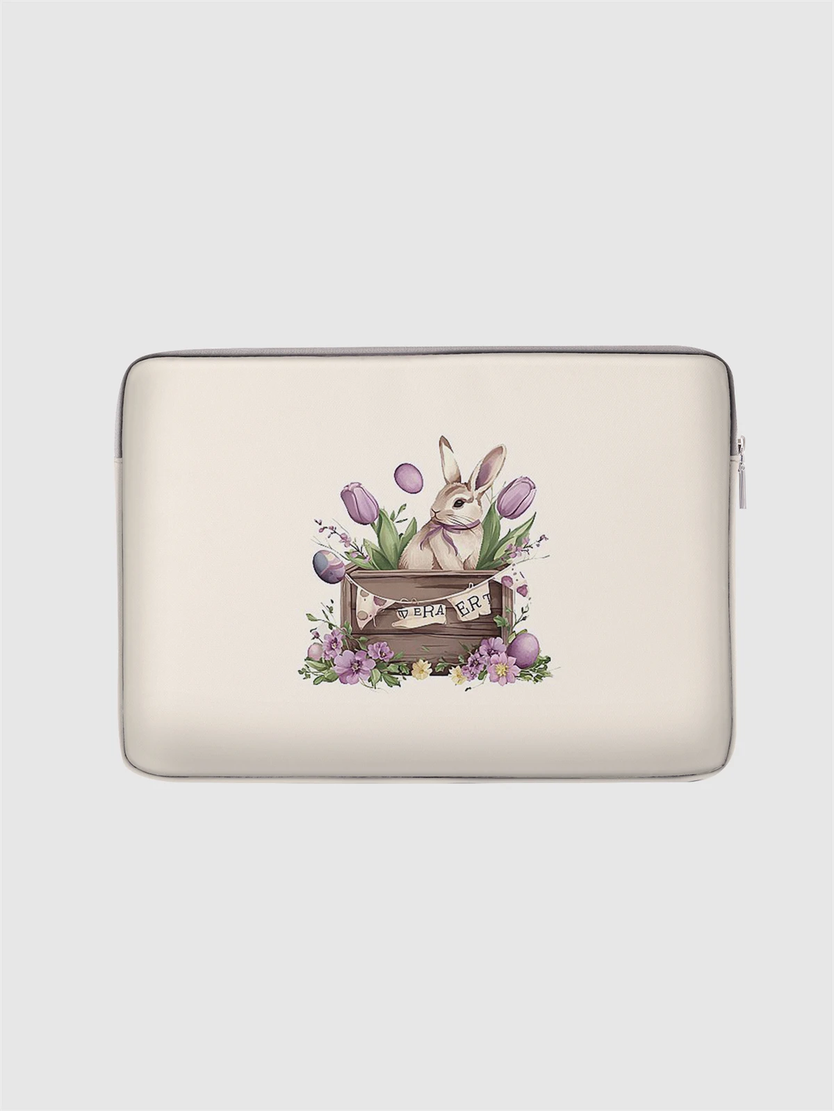 Rabbit patterned laptop bag and briefcase, suitable for 14 inch laptops