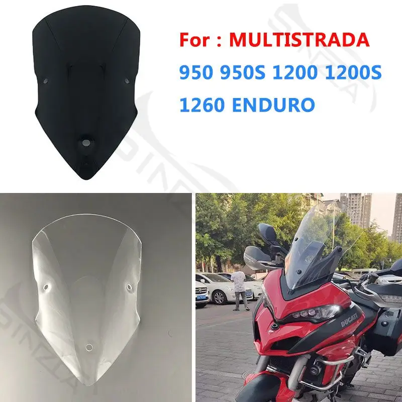 Pare-brise de moto pour DUCATI Zagreb, pare-brise, TIAstroDA, MTS950,MTS950S,MTS1200, MTSunder S,MTS1260,ENDURO, 2016,2017,18,19,20,21