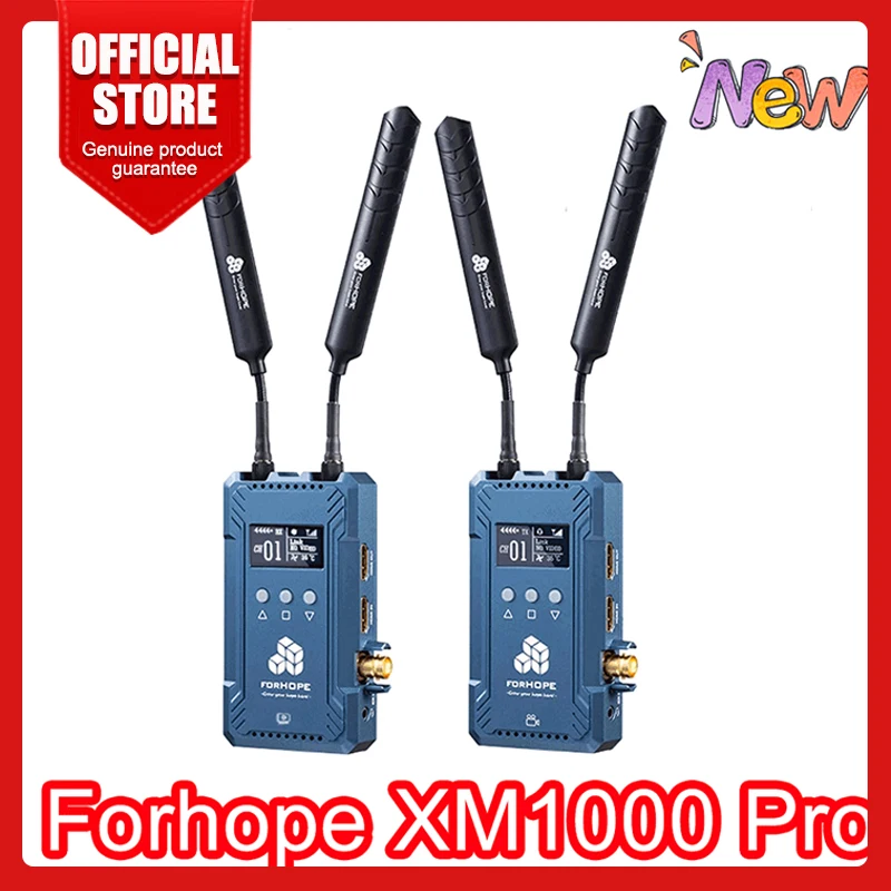 

FORHOPE Xm1000 Pro Hdmi Wireless Transmission 300 Meters Monitoring Low-latency Live Streaming Wireless Image