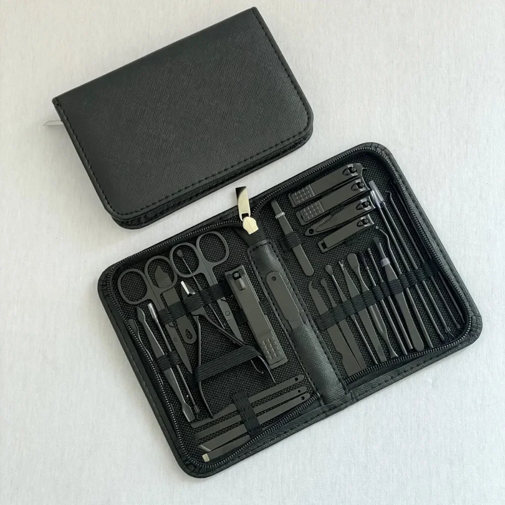 8/32pcs Manicure Set Professional Pedicure Kit Nail Scissors Grooming Kit Stainless Steel Manicure Cutters Nail Beauty Tools 6