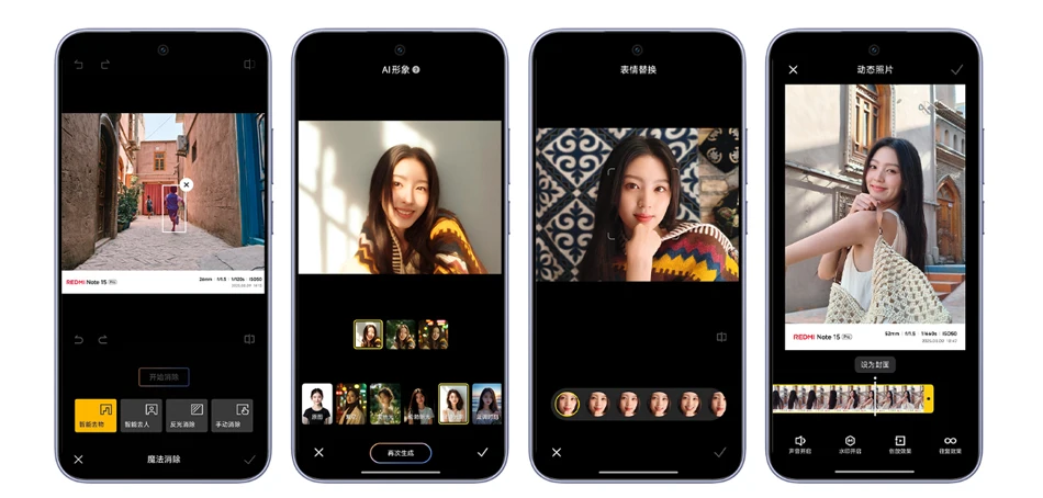 China Version Xiaomi Redmi Note 15 Pro 256GB/512GB Dimensity 7400-Ultra 6.83" 1.5K Display 45W 7000mAh Battery 50MP+20MP Camera