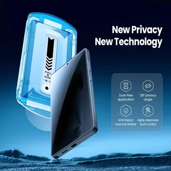NILLKIN Privacy Tempered Glass for Samsung Galaxy S25 Ultra S25 Plus S25 Dust-Free Instant Application High Clarity Anti Scratch 2