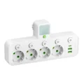 4 White USB