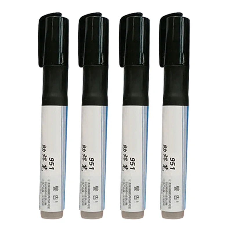 951 10ml 13cm Non-clean Low-Solid Soldering Rosin Flux Pen For Soldering Solar Panel DIY Power Panel Fpc/pcb/bga 4