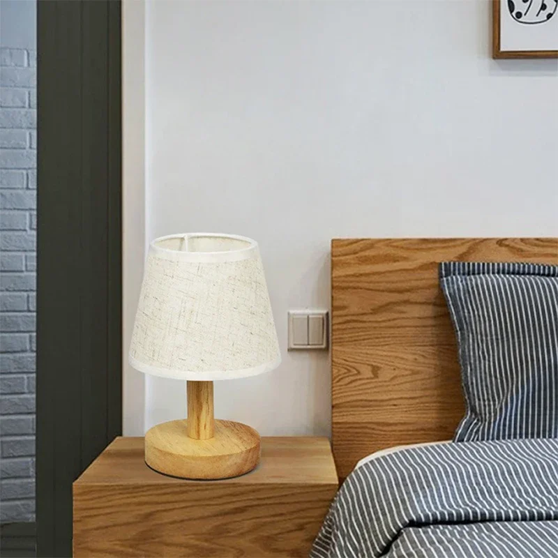 LED Table Lamp Interior Lighting Fixture For Living Bedroom Bedside Night Desktop Decoration Retro Japanese Style Desk Lights 5
