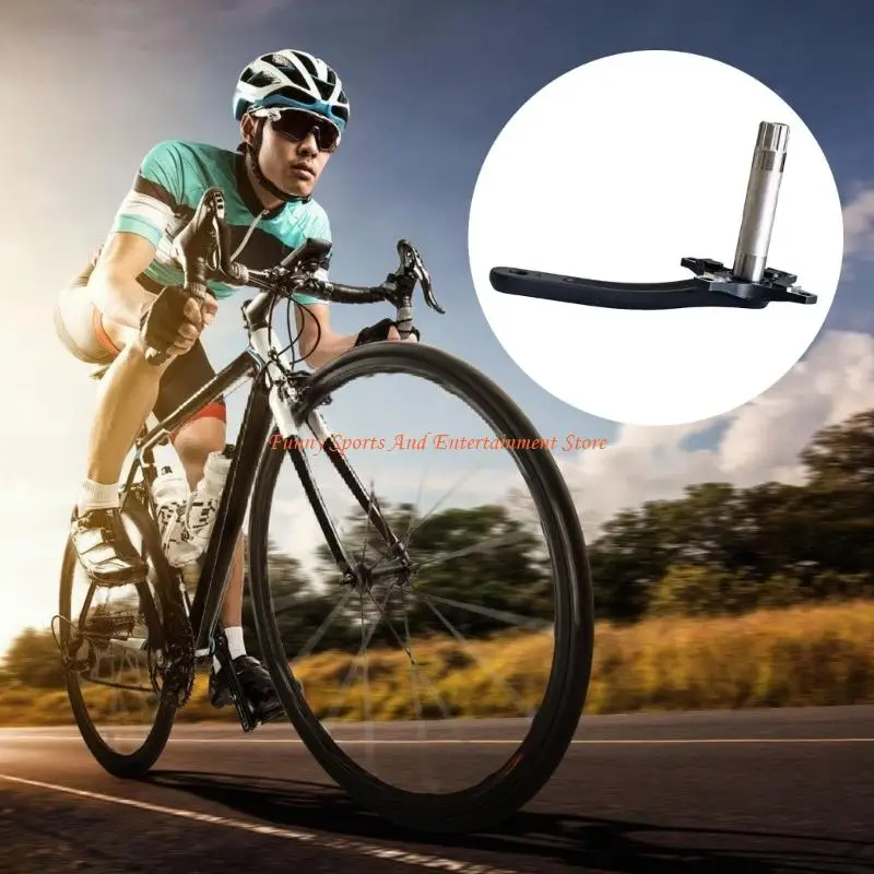 C4DE Fahrradkurbelgarnitur aus leichter Aluminiumlegierung, 170 mm, Fahrradkurbel rechts, Bein ausdauernd – Detail 8