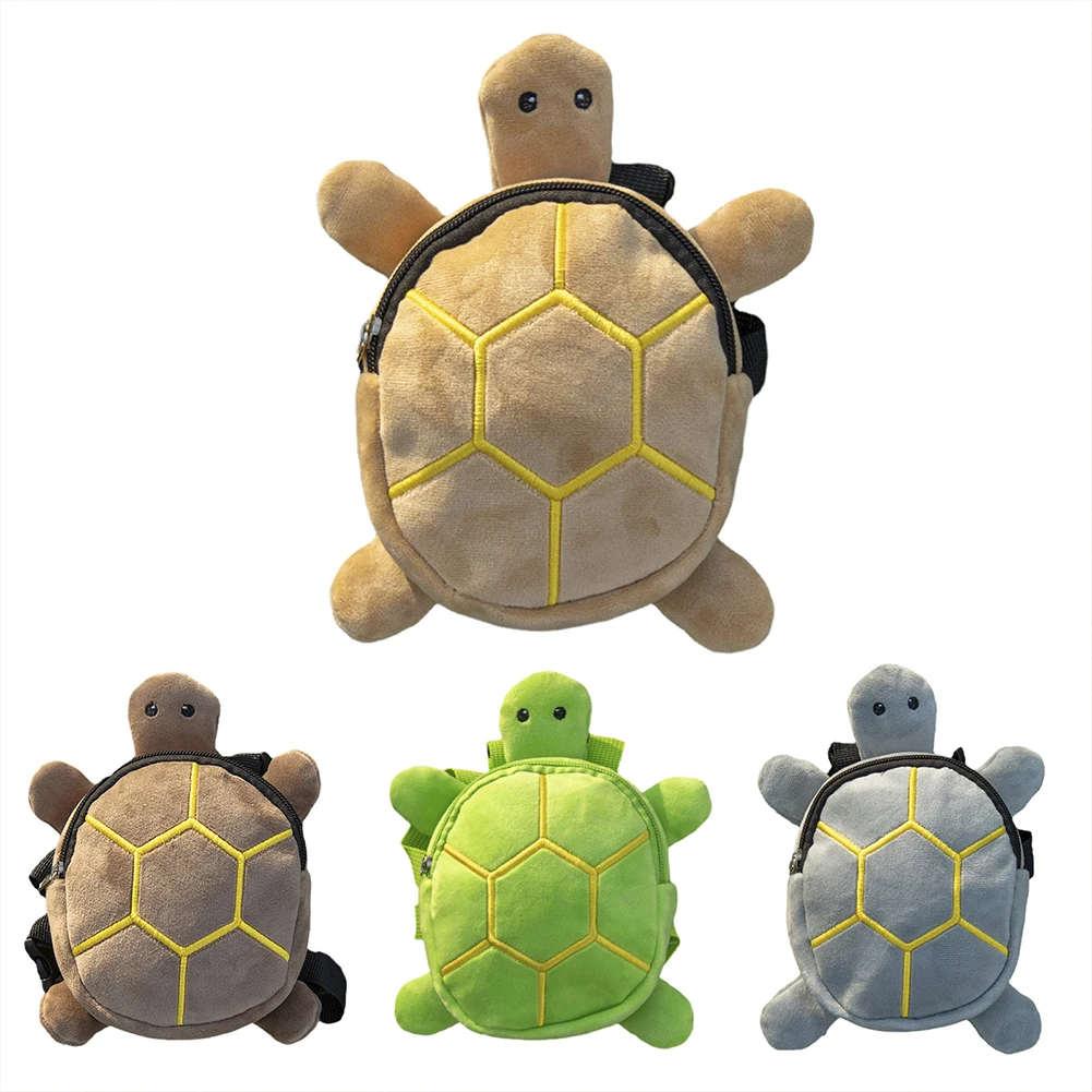 Pet Backpack Cartoon Turtle Shape Dog No-Pull Pet Harness Vest Self Carrier Metal Zipper Large Capacity for Walking Camping