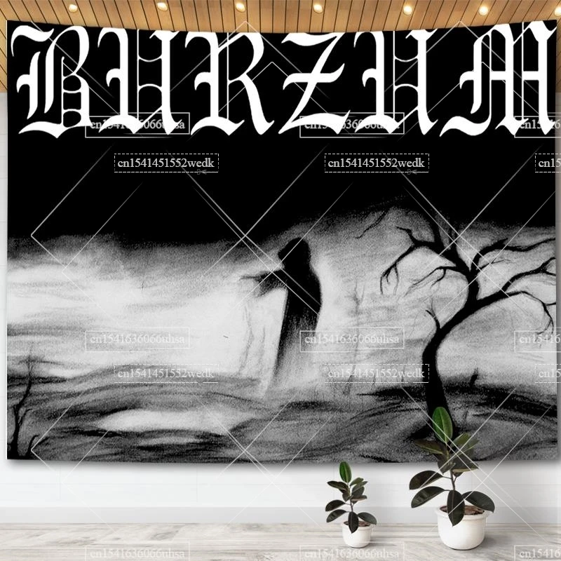 Burzum Tapestry Wall Hanging Music Album Cover Decor