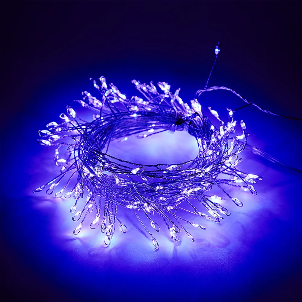 thumbnail image 1 of Guirnalda de luces LED con forma de petardo, 30 m, 1000 luces LED enchufables, resistentes al agua, para decoración navideña, 1 of 5