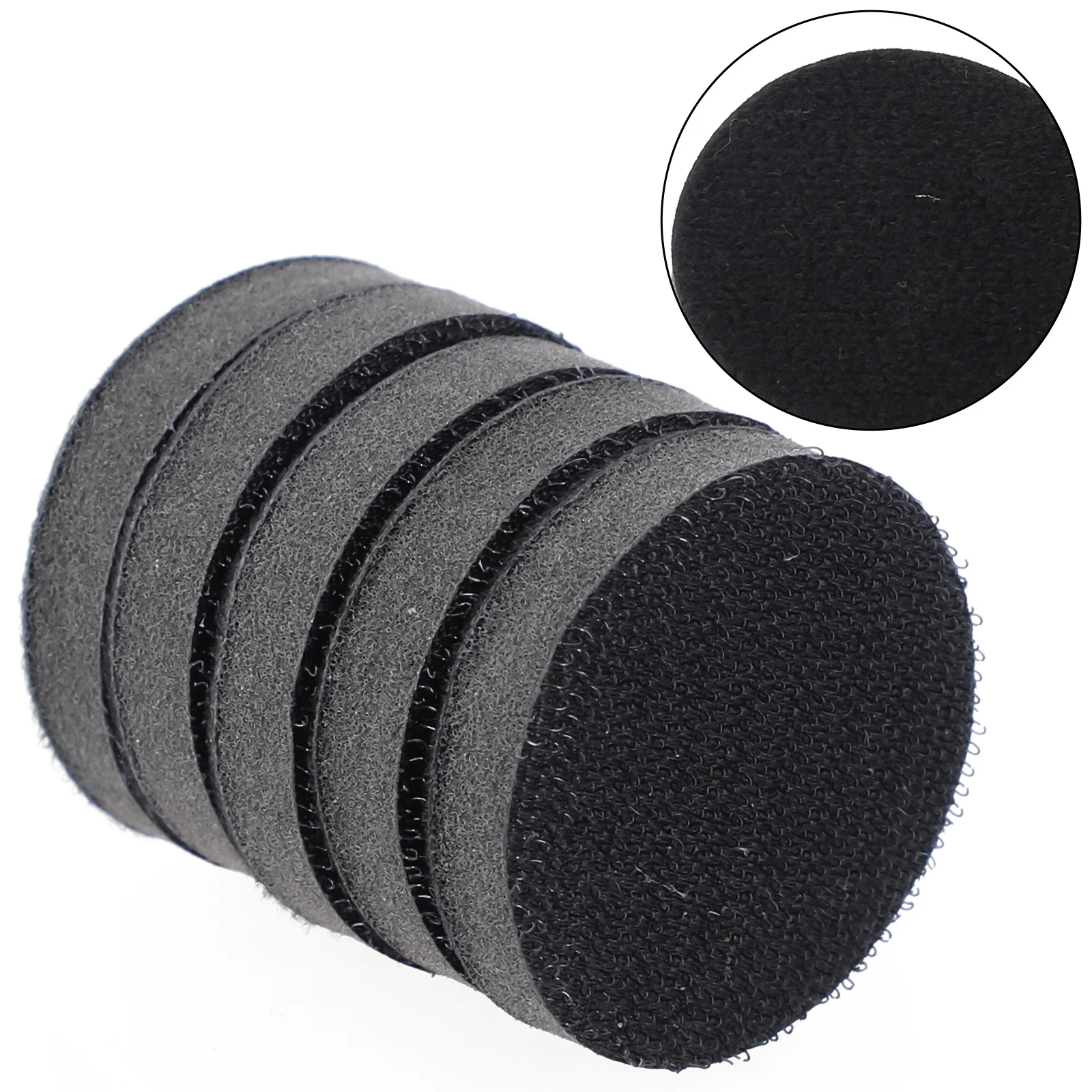 

Accessories Interface Pads Backing Pad Sponge Cushion Against Damage Black+white Buffer Cushion Buffer Backing Hook And Loop