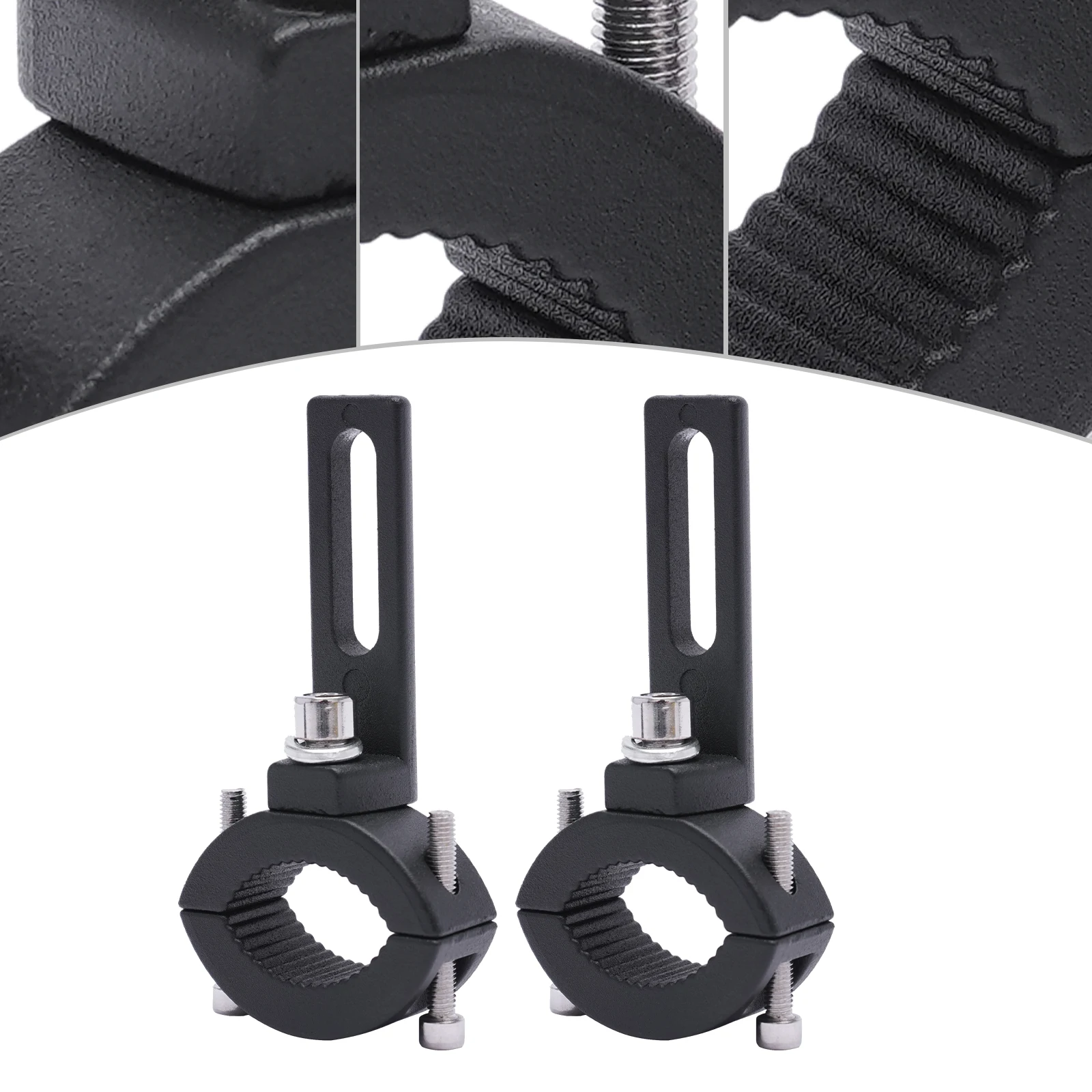 28-60mm Motorcycle Bike Bracket Mount Clamp Fork Holder Spot Fog Driving Light E - Foto 11