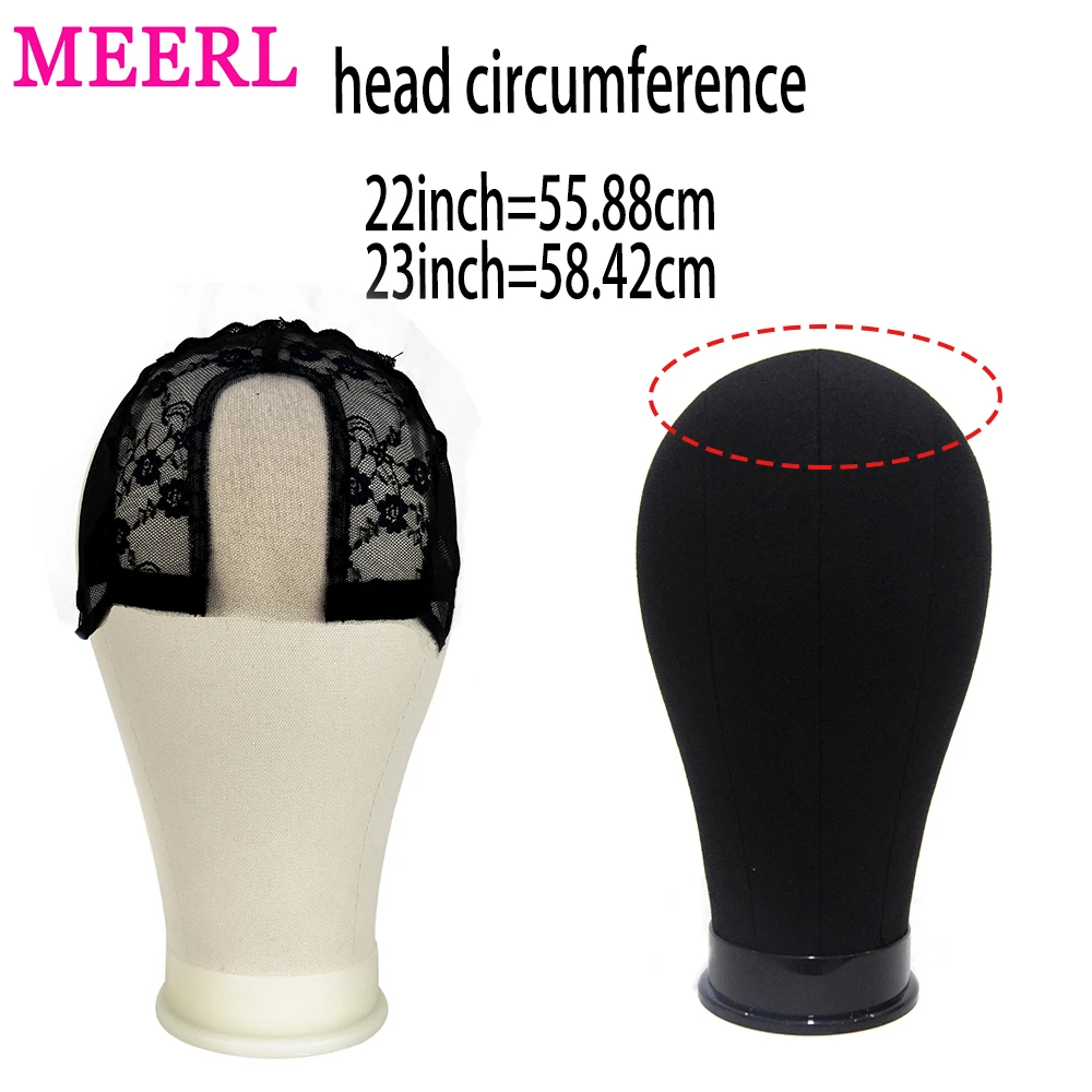 Wig Stand Canvas Head For Women Make Maniquin Training Make Wigs Mannequin Head Stand Adjustable Tripod With T Pins And Wig Cap