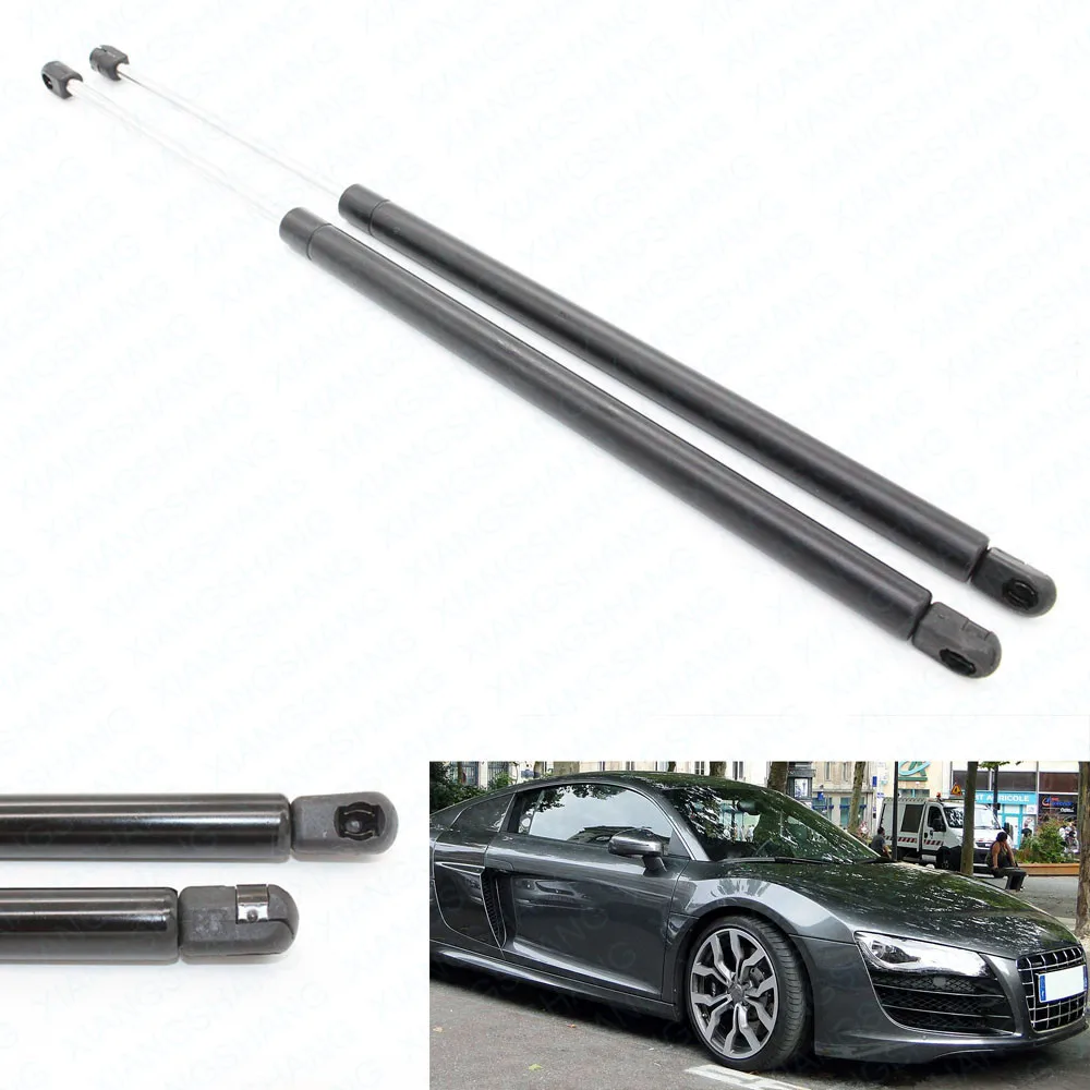 

Передняя капота багажника, газовые стойки, подъемные стойки, амортизационные стойки для Audi R8 Coupe 2006-2015 Convertible 2008-2015 65 см, 2 шт.