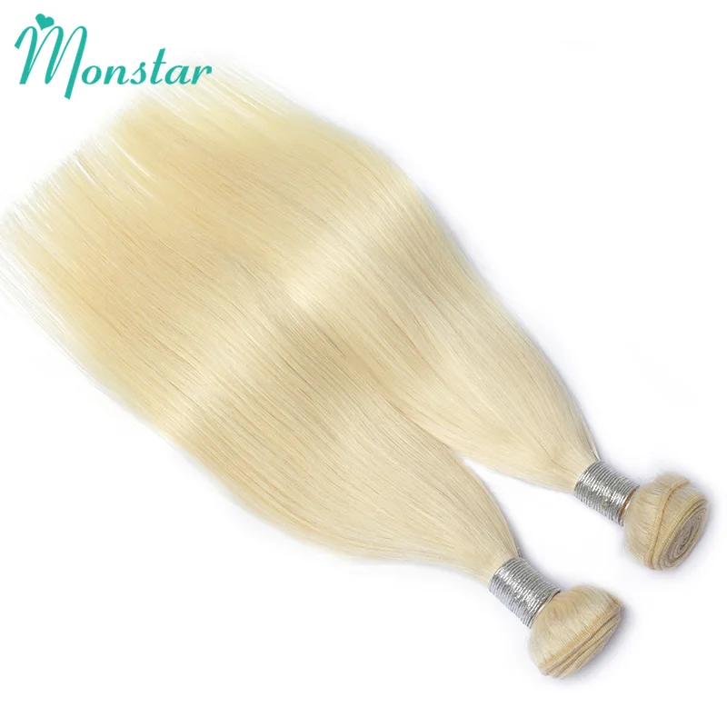 Human Hair Extensions 613 Blonde Colored 30 Inch Straight Human Hair Bundles Brazilian Hair Weave 100% Human Remy Extensions