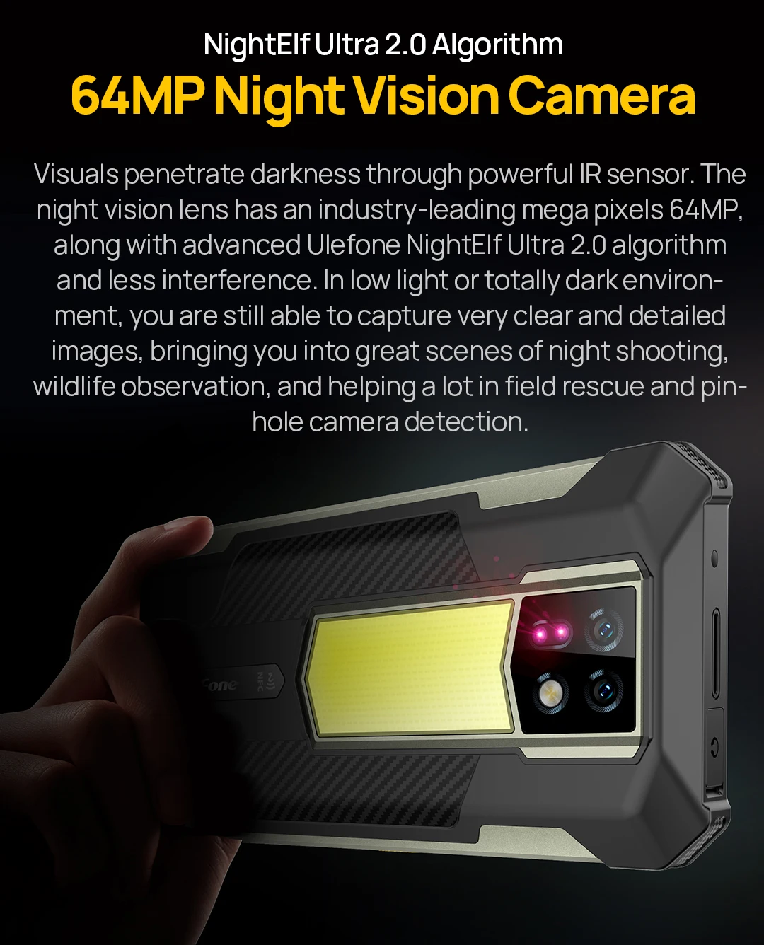 Ulefone Armor 24 Rugged Smartphone Up to 24GB RAM 256GB ROM 22000mAh 66W 64MP Night Camera 6.78"120Hz Android 15 Global Version