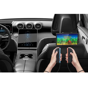 Supporto per auto universale per console portatile per Switch 2/Switch/OLED, staffa regolabile per console TNS-5170, accessori da gioco