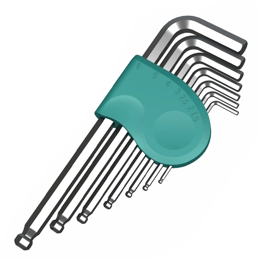 7PCS L Type Screwdriver Hex Wrench Set Allen Key Hexagon Flat Ball Head