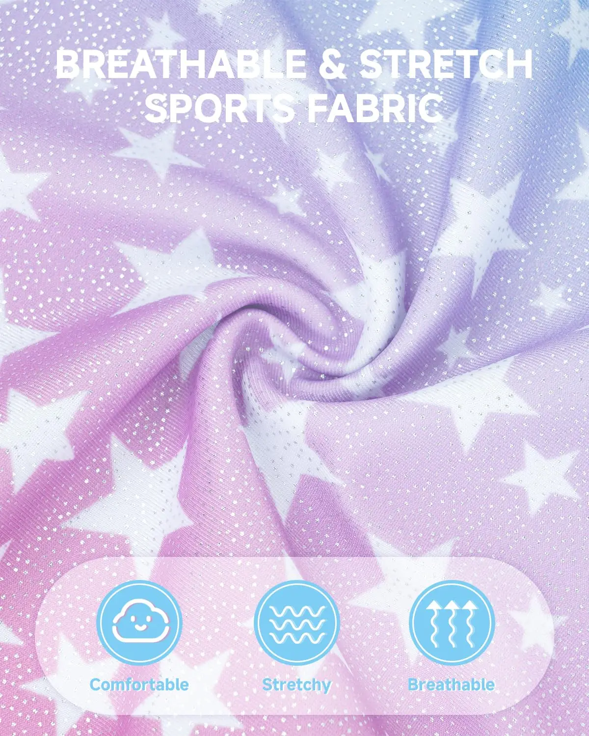 2024 Girls Gymnastics Leotards, Glitter Ballet Dance Unitards Biketards Activewear with Short & Hairband for Kids 3-12 Years