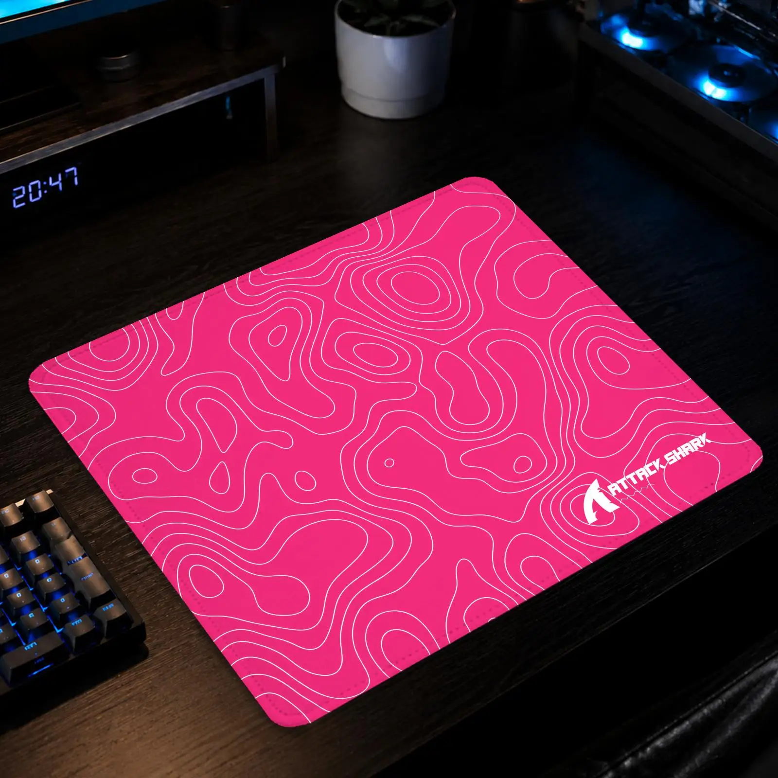 Cartoon Shark Mouse Pad - Small Rubber Mouse Pad for Desktop and Office Use