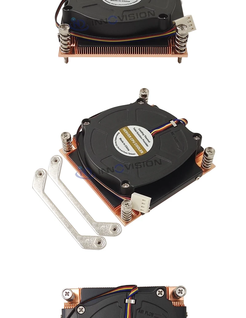 novo cpu ventilador ativo cooler dissipador de calor para intel buraco espaçamento tdp até