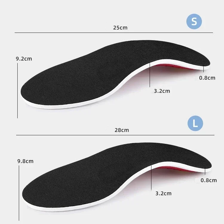 4PCS Orthopedic Insoles Men Women Foot Care Correction OX Leg Pain Relief Plantar Fasciitis for Adults Arch Support Air for shoe insoles orthopedic insoles