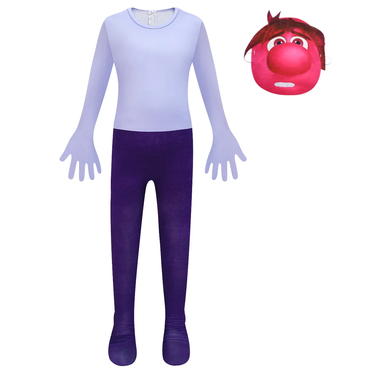 Anime Movie Inside Out 2 Cartoon Cospaly Costume Joy Anger Fear Cos Outfits for Kids Halloween Jumpsuits Birthday Party Costume kids clothing set