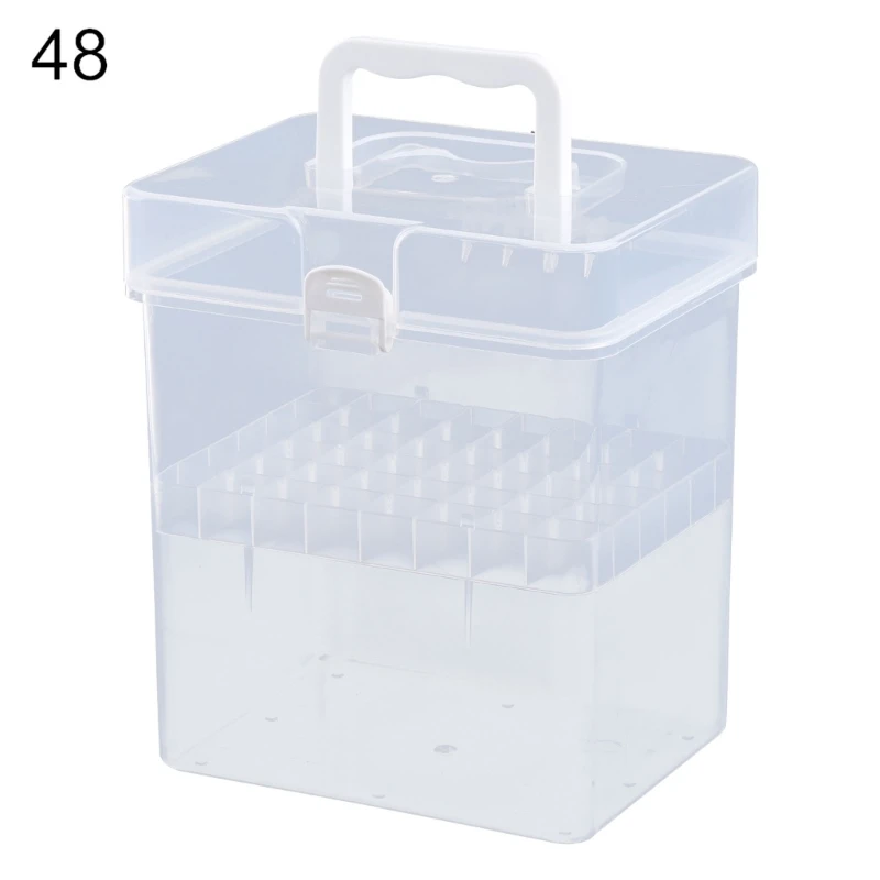 Transparent Marker Pens Storage Box Stationery Organizer Desktop Storage Kit