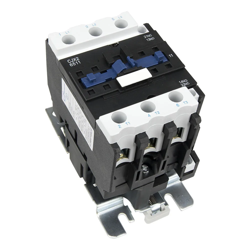 

CJX2-6511 65A 3P NO + NC AC contactor CJX2-65 LC1-D65 series contactor 220V 380V 110V 48V 36V 24V