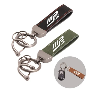 Portachiavi per moto Deluxe in pelle scamosciata di alta qualità, accessori per Piaggio MP3 125 300 400 500 MP3125 MP3300 MP3500