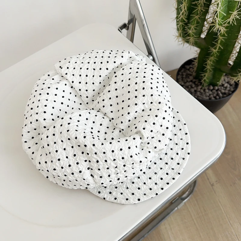 イマージュレール❤可愛いオクトパス ハット❤ Ins Fashion Polka Dot Print Oversized Cloud Octagonal Hats