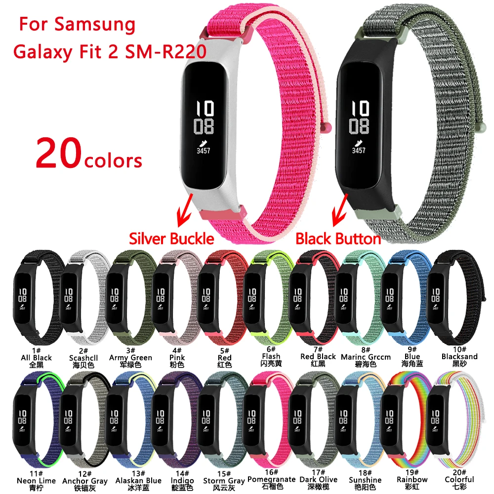 ironie Overweldigen Zonder hoofd Samsung Galaxy Fit 2 Nylon Strap | Nylon Strap Velcro | Galaxy Fit Velcro |  Sm-r220 - Smart Accessories - Aliexpress