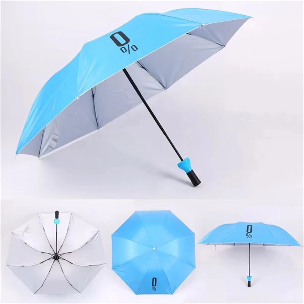 Folding Umbrella Anti Wind Mini Rain Umbrella Beautiful Car Gift UV Protective Wine Bottle with Holder