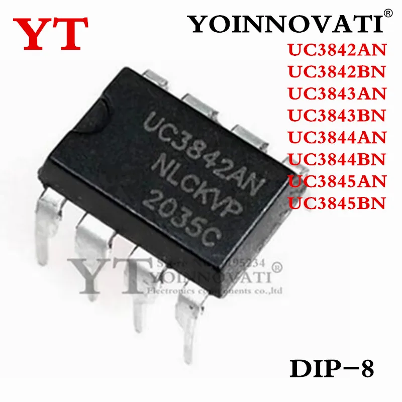 

10 шт. UC3842AN UC3842BN UC3843AN UC3843BN UC3844AN UC3844BN UC3845AN UC3845BN DIP-8 IC