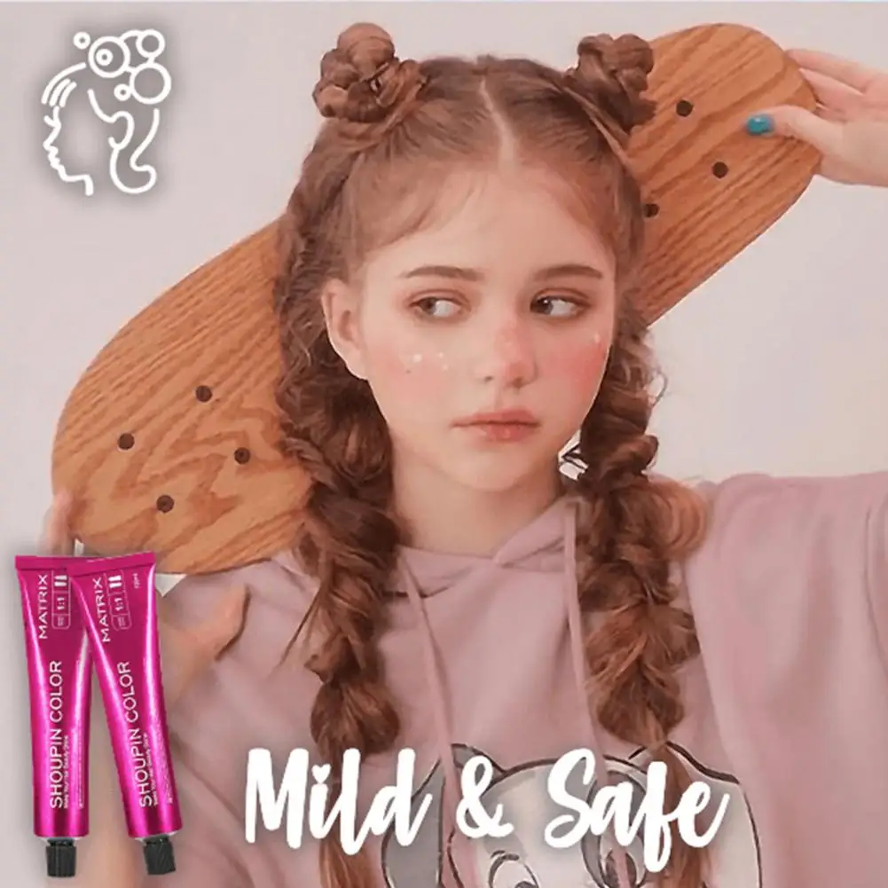 Hair Dye 100ml Color Cream Beauty Plant Hair Dye Unisex Cream Semi-Permanent Color for Christmas