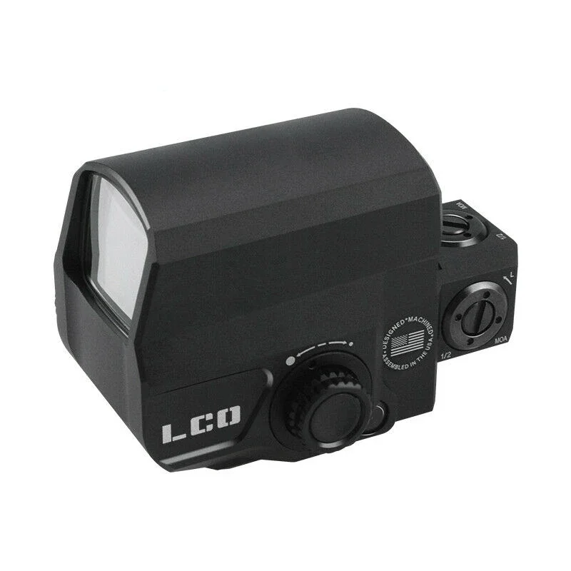 Holographic Collimator Red Dot Sight Riflescope Mount Tactical LCO Red Dot Holographic Reflex Sight Fit All 20mm Rail Mount Outdoor Hunting Scope Rifle Collimator Sights