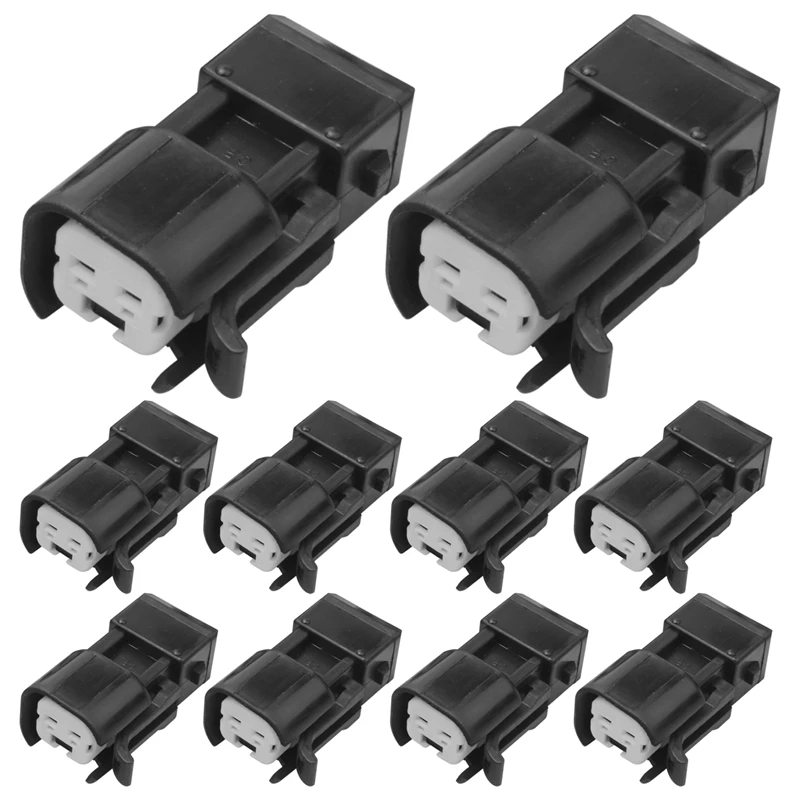 

10Pcs Automotive Fuel Injector Connector EV1 To EV6 Injector Adapter Fuel Injector Connector For American Cars